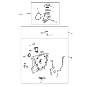 Jeep Cherokee 2014-2018 Crankshaft, Piston, Drive Plate, Flywheel, And Damper Screw And Washerassy