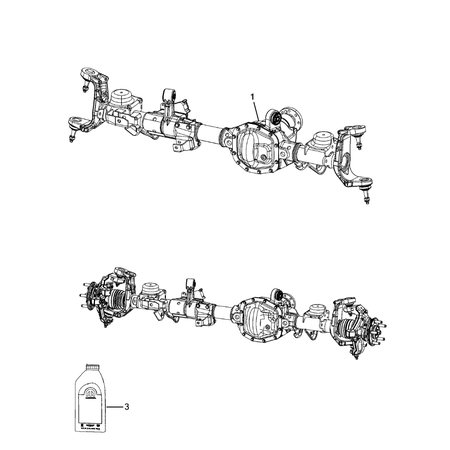 Jeep Wrangler 2018-Present Front Axle Assembly Lubricant