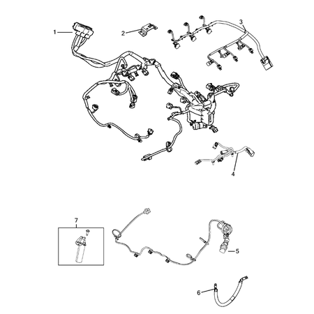 Jeep Grand Cherokee 2011-2020 Wiring-Powertrain Bracket