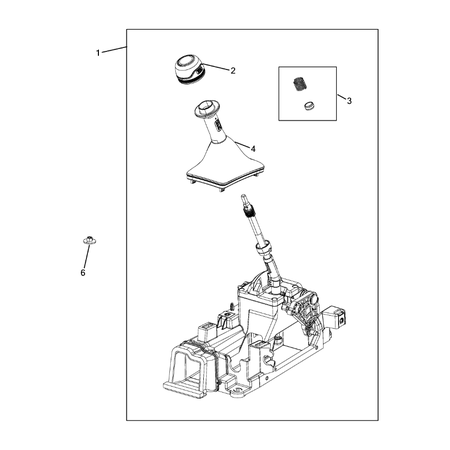Jeep Wrangler 2018-Present Gearshift Controls And Related Parts Spring