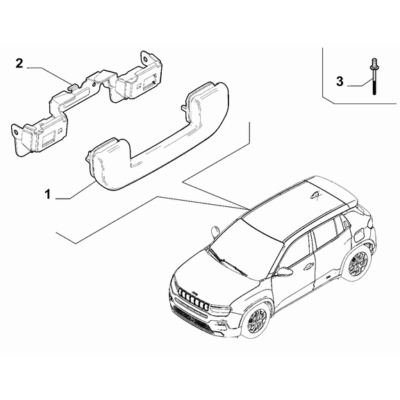 Jeep Avenger 2023-Present Accessories And Various Gaskets Bracket