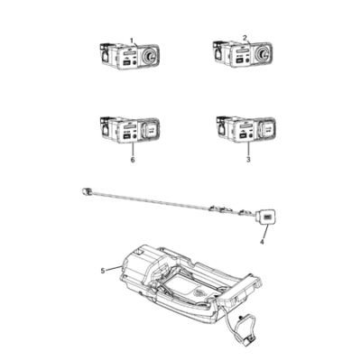 Jeep Cherokee 2014-2018 Radio, Antenna, Speakers, Dvd, And Video Systems Cigarette Lighter