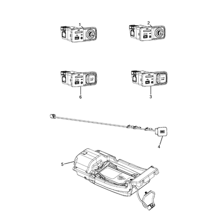 Jeep Cherokee 2014-2018 Radio, Antenna, Speakers, Dvd, And Video Systems Connection