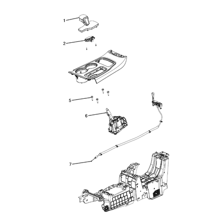 Jeep Grand Cherokee 2011-2020 Gearshift Controls And Related Parts Gear Indicator