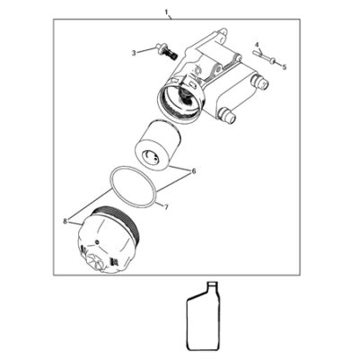 Jeep Compass 2017-Present Engine Oiling, Oil Pan And Indicator (Dipstick) Condenser