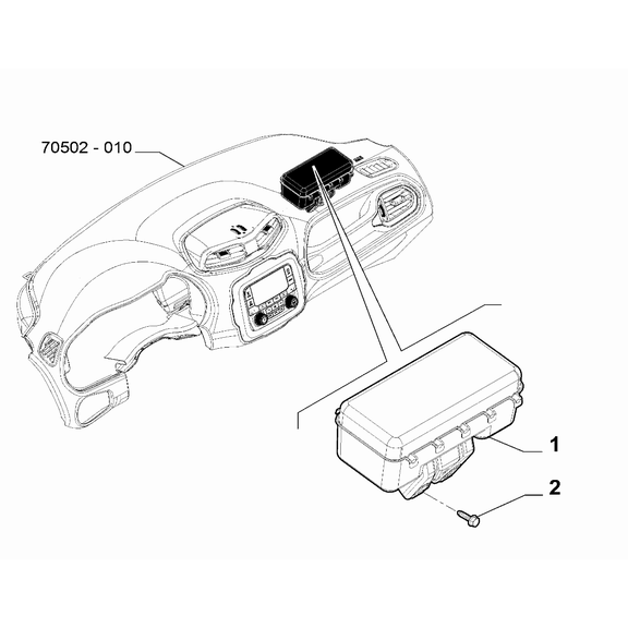 Jeep Renegade 2015-Present Air-Bag Devices Screw