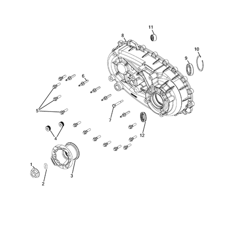 Jeep Wrangler 2018-Present Case And Related Parts Bearing