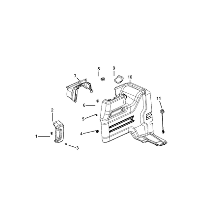 Jeep Wrangler 2018-Present Panels – Moldings – Scuff Plates, Pillar, Cowl, 1/4 Panel Trim And Cargo Covers Plane Washer