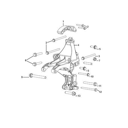 Jeep Compass 2017-Present Air Conditioner Compressor And Mounting Screw