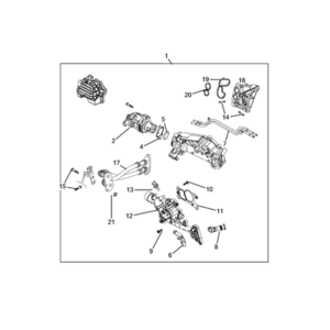 Jeep Compass 2017-Present Egr Cooling System Heat Exchanger