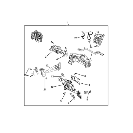 Jeep Compass 2017-Present Egr Cooling System Bracket