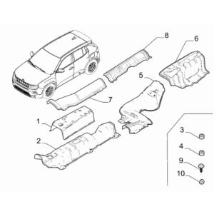 Jeep Compass 2017-Present Crankshaft, Piston, Drive Plate, Flywheel, And Damper Big End Shells