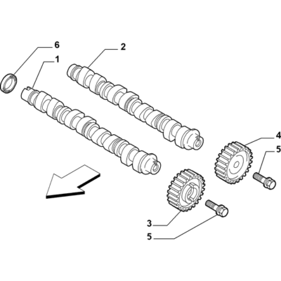 Jeep Renegade 2015-Present Distribution Camshaft