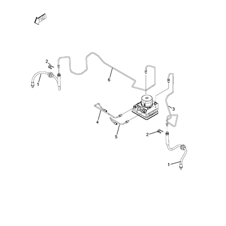 Jeep Compass 2017-Present Hydraulic Pipe