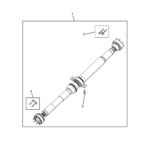 Jeep Wrangler 2018-Present Front Axle: Housing, Differential And Vent Case