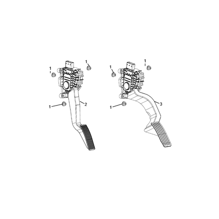 Jeep Cherokee 2014-2018 Accelerator Pedal Pedal