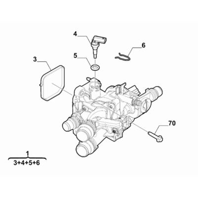 Jeep Avenger 2023-Present Water Pump And Lines Clips