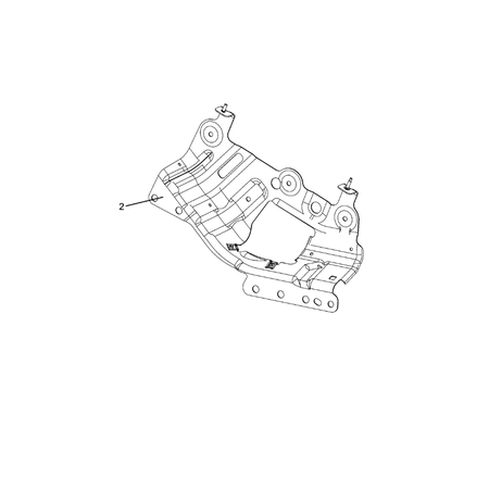 Jeep Grand Cherokee 2021-Present Battery, Battery Tray And Cables Bracket