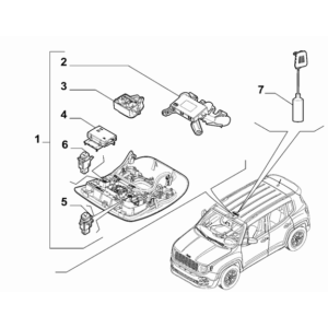 Jeep Avenger 2023-Present Outer Lighting Screw