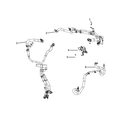 Jeep Grand Cherokee 2021-Present Air Conditioner And Heater Plumbing Hose