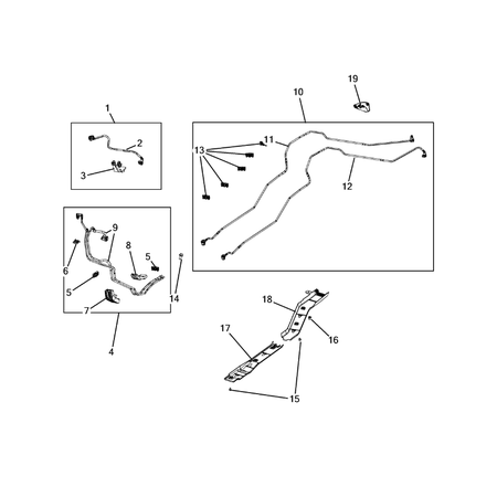 Jeep Compass 2017-Present Fuel Lines And Tubes Clip
