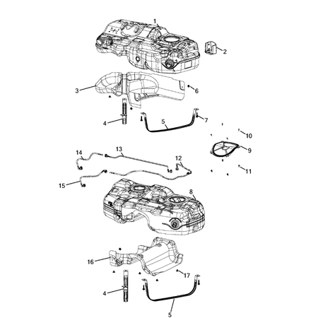 Jeep Cherokee 2014-2018 Fuel Tank Screw