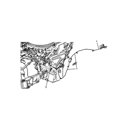 Jeep Wrangler 2018-Present Cylinder Block Electric Cable