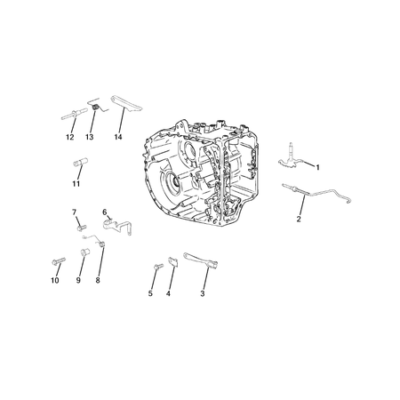 Jeep Compass 2017-Present Valve Body, Accumulator, Solenoid And Parking Sprag Shaft