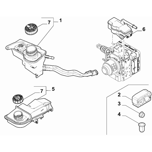 Jeep Renegade 2015-Present Hydraulic Brake System Clip