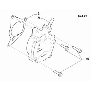 Jeep Renegade 2015-Present Brake Vacuum System Seal Gasket