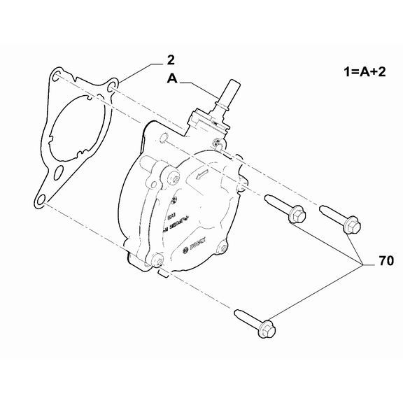 Jeep Avenger 2023-Present Brake Vacuum System Seal Gasket