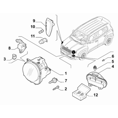 Jeep Renegade 2015-Present Outer Lighting Plug