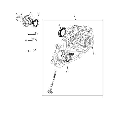 Jeep Grand Cherokee 2021-Present Case And Related Parts Screw