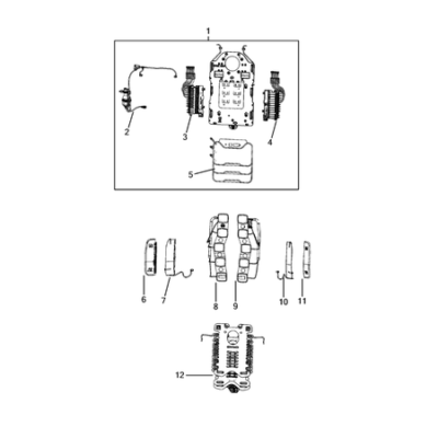 Jeep Grand Cherokee 2021-Present Front Seats – Adjusters, Recliners, Shields And Risers Padding