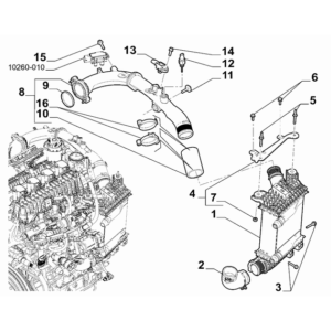 Jeep Renegade 2015-Present Air Cleaner And Ducts Collar