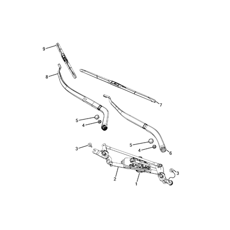 Jeep Cherokee 2014-2018 Wiper And Washer System Screw