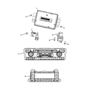 Jeep Wrangler 2018-Present Pulleys And Related Parts Screw