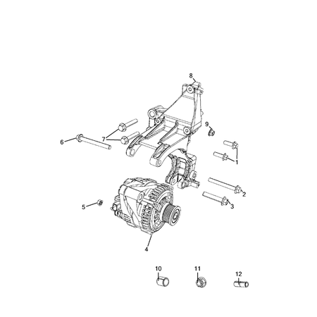 Jeep Compass 2017-Present Generators/Alternators Screw