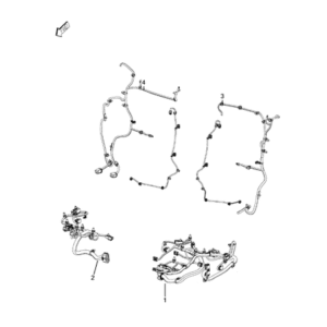 Jeep Cherokee 2014-2018 Wiring-Body And Accessories Cable Harness