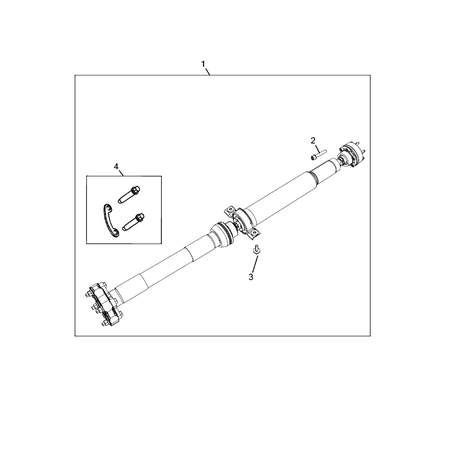 Jeep Grand Cherokee 2011-2020 Drive Shaft Propeller Shaft