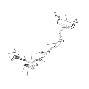 Jeep Wrangler 2018-Present Exhaust System Screw