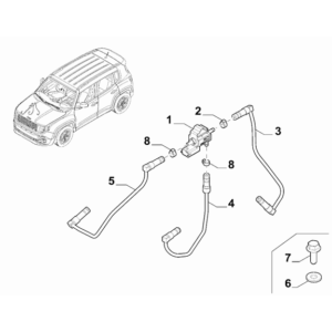 Jeep Renegade 2015-Present Exhaust Gas Control Device Pipe