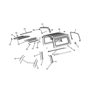 Jeep Renegade 2015-Present Panels For Rear Side Door Panel