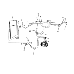 Jeep Compass 2017-Present Radiator And Related Parts; Charge Air Cooler Water Pump