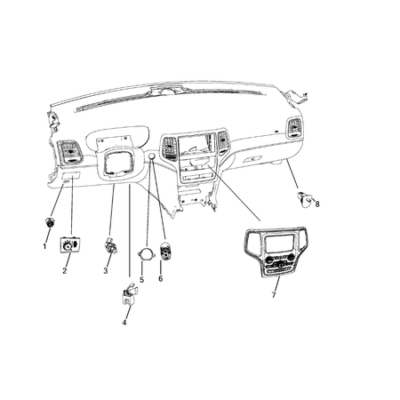 Jeep Grand Cherokee 2011-2020 Switches Electronic Control Unit