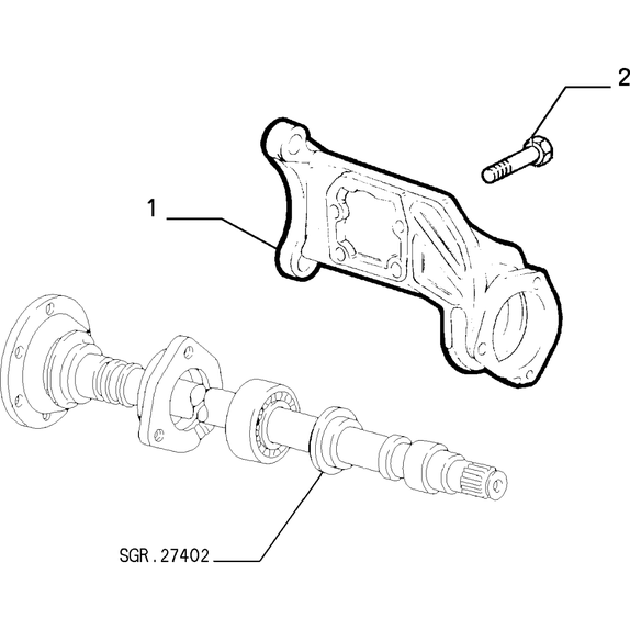 Jeep Avenger 2023-Present Driveshaft Mounting Screw