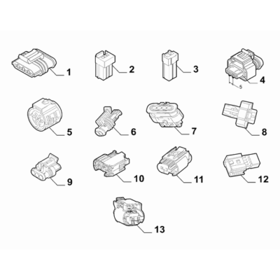 Jeep Renegade 2015-Present Cable Assembly Connectors Connector Kit