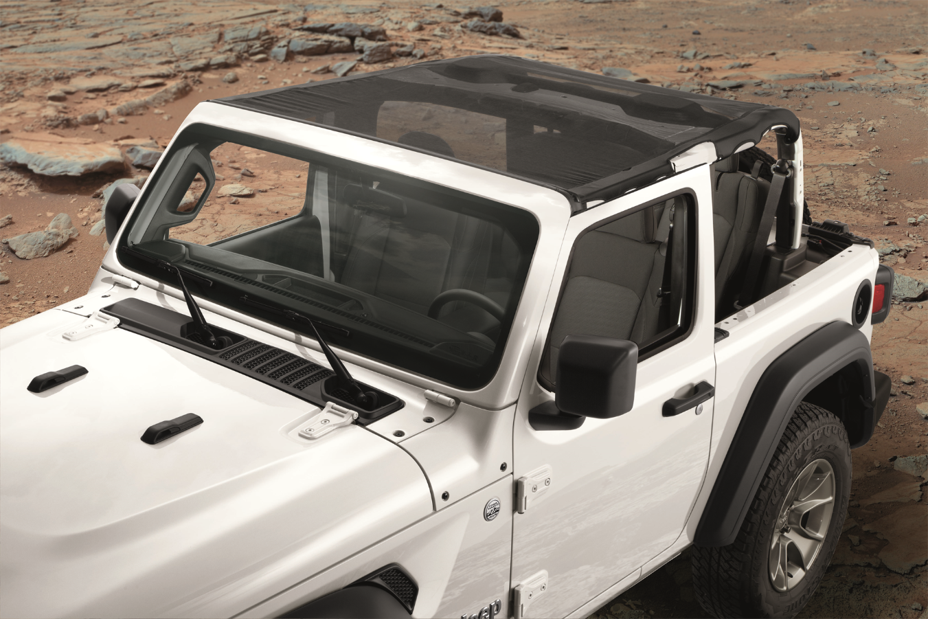 Wrangler 2018-Present Sun Bonnet Mesh – 2-Door