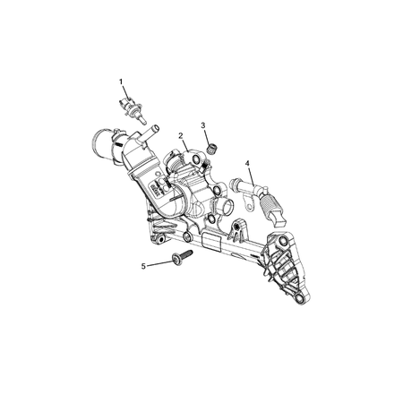 Jeep Compass 2017-Present Water Pump And Related Parts Plug