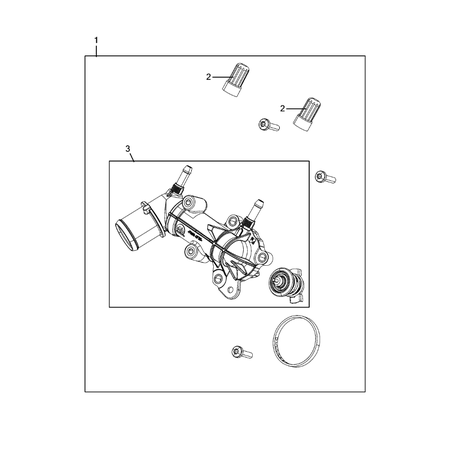 Jeep Compass 2017-Present Water Pump And Related Parts Plug